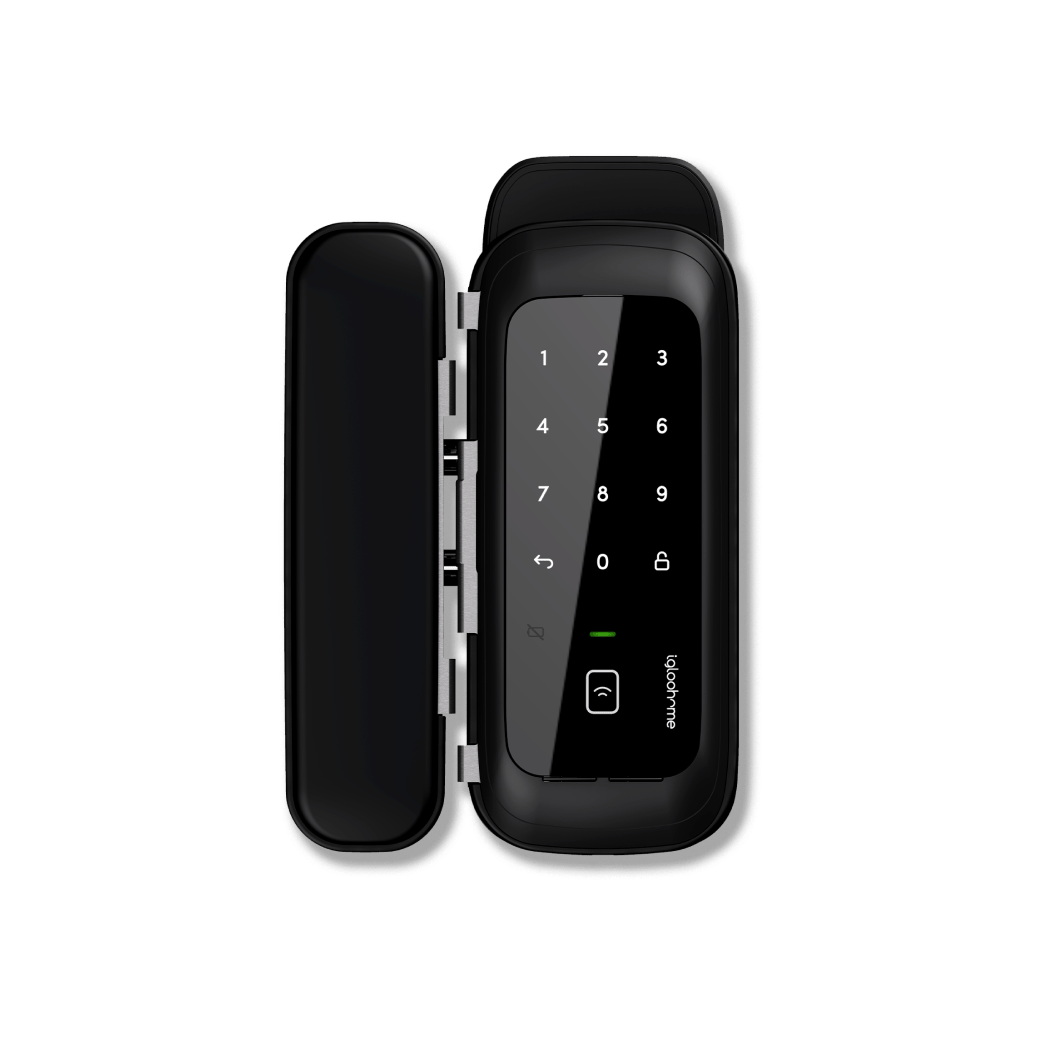 serrures connectées à code sécurisée serrure connectée serrure connectée porte code pin bluetooth vitre verre baie vitrée porte vitrée