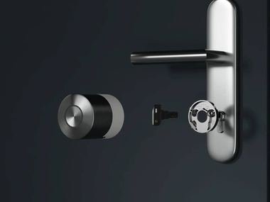Nuki Smart Lock Pro 5e génération monté sur cylindre