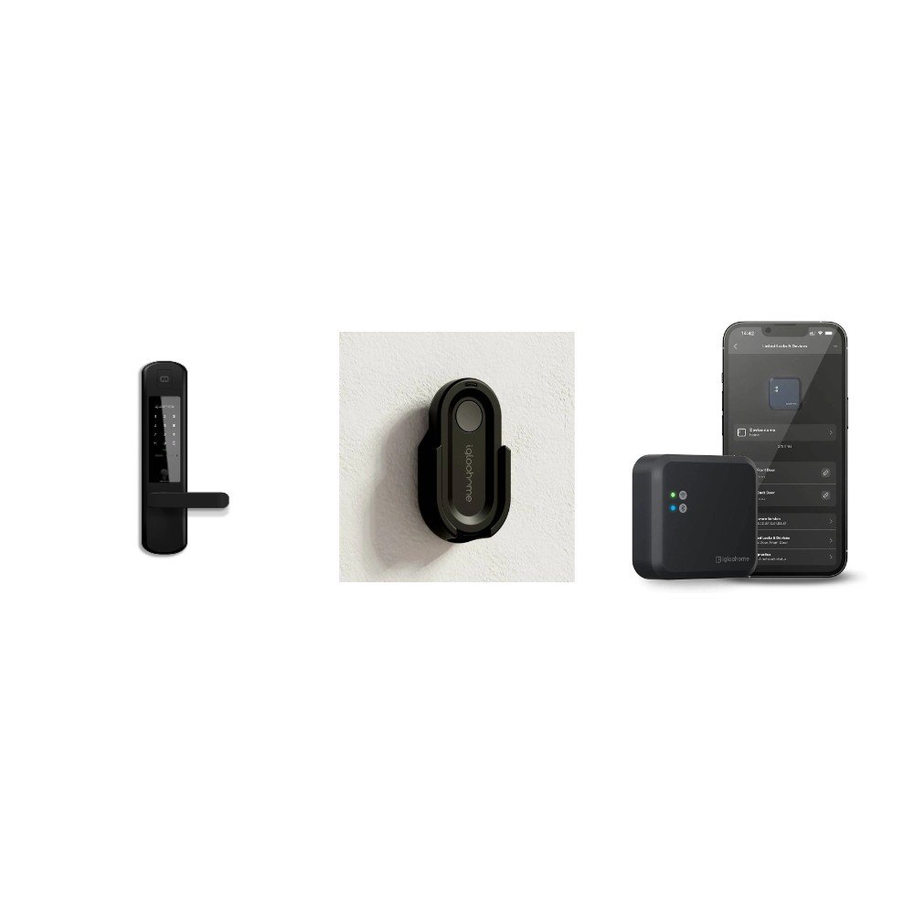 Pack Bureau : igloohome Mortise 2, igloohome Key Fob, igloohome Bridge Wi-Fi